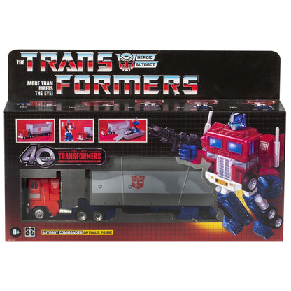 Transformers: 40th Anniversary Optimus Prime Action Figure, Retro G1 - ToyRift