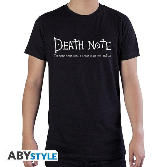 DEATH NOTE - T "Death Note" man SS Black - basic Size M - ToyRift