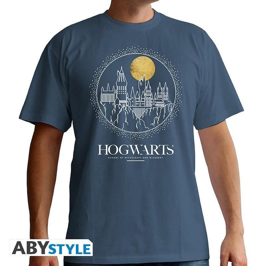 Harry Potter - Hogwarts Blue T-Shirt - ToyRift