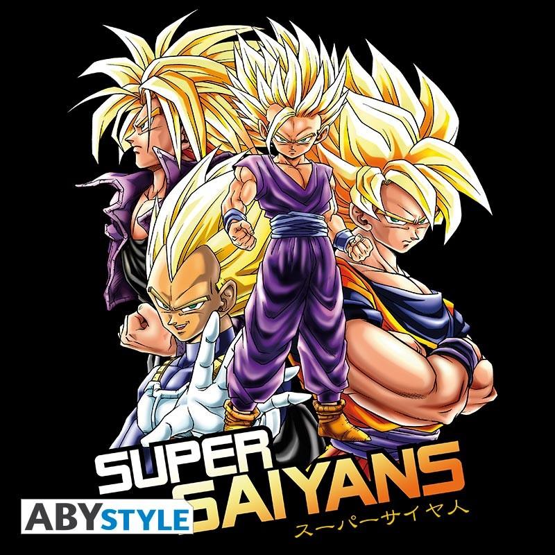 DRAGON BALL - Tshirt "DBZ/ Saiyans" - L - ToyRift