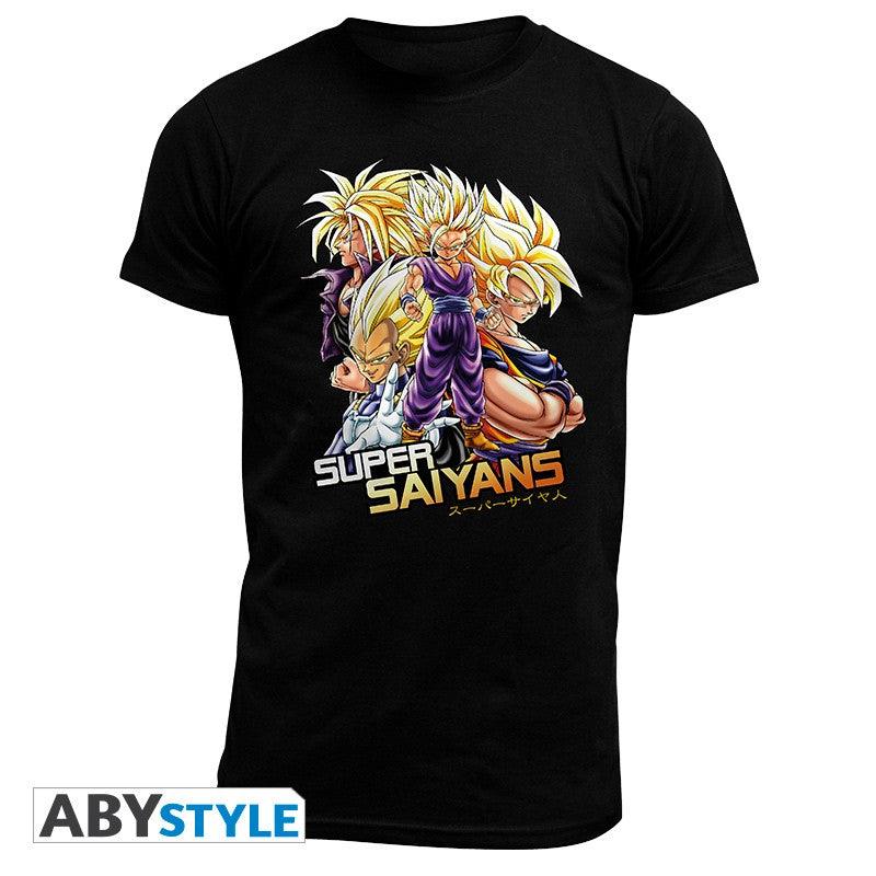 DRAGON BALL - Tshirt "DBZ/ Saiyans" - L - ToyRift