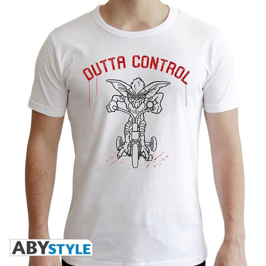 GREMLINS - Tshirt "Outta Control" man white - ToyRift