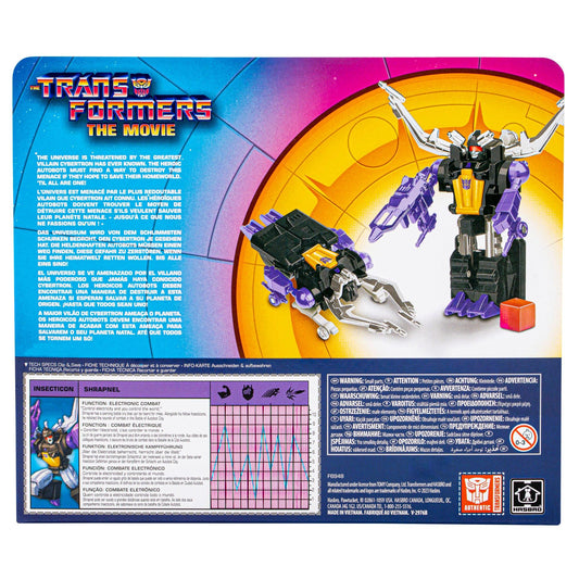 Transformers The Movie Retro Action Figure Shrapnel - ToyRift