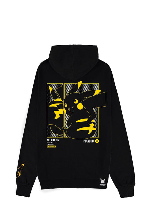 Pokemon Zipper Hoodie Sweater Pikachu Electrifying Line-art - ToyRift