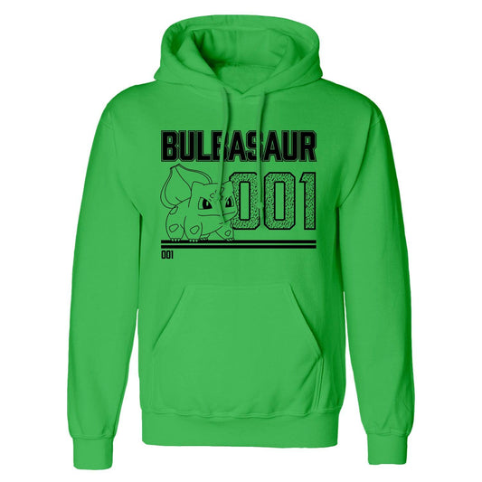 Pokemon Hooded Sweater Bulbasaur Line Art - ToyRift