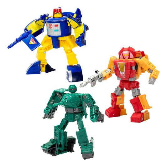 Transformers Legacy United Deluxe Class Action Figure 3-Pack Go-Bot Guardians - ToyRift