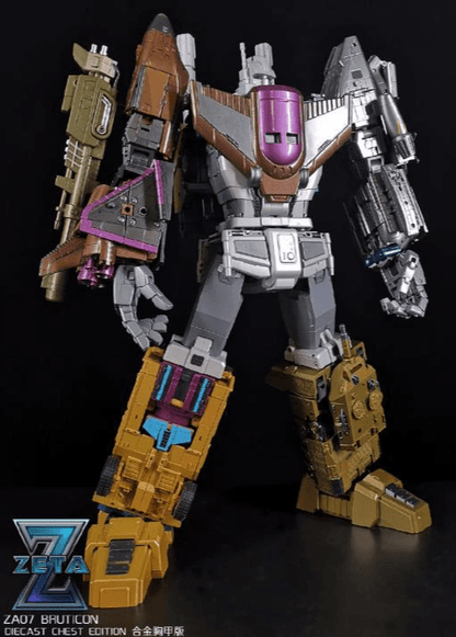 Zeta Toys ZA-07 Bruticon Bruticus Metal Chest Version Full Set of 5 - ToyRift